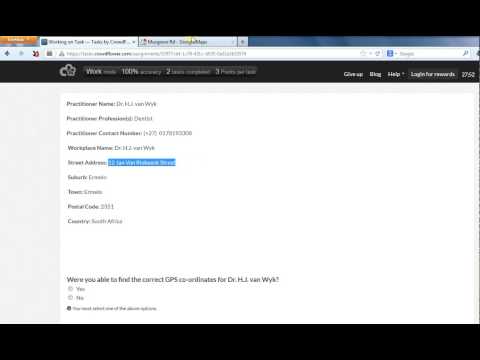 Find Google Maps Coordinates for Doctors Version 1 1 0 Postal Code bug fixed - Tasks Tutorial