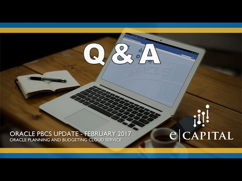 Q & A [Oracle PBCS Release - Feb 2017] - YouTube