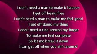 Pussycat Dolls - I Don&#39;t Need A Man, Lyrics In Video
