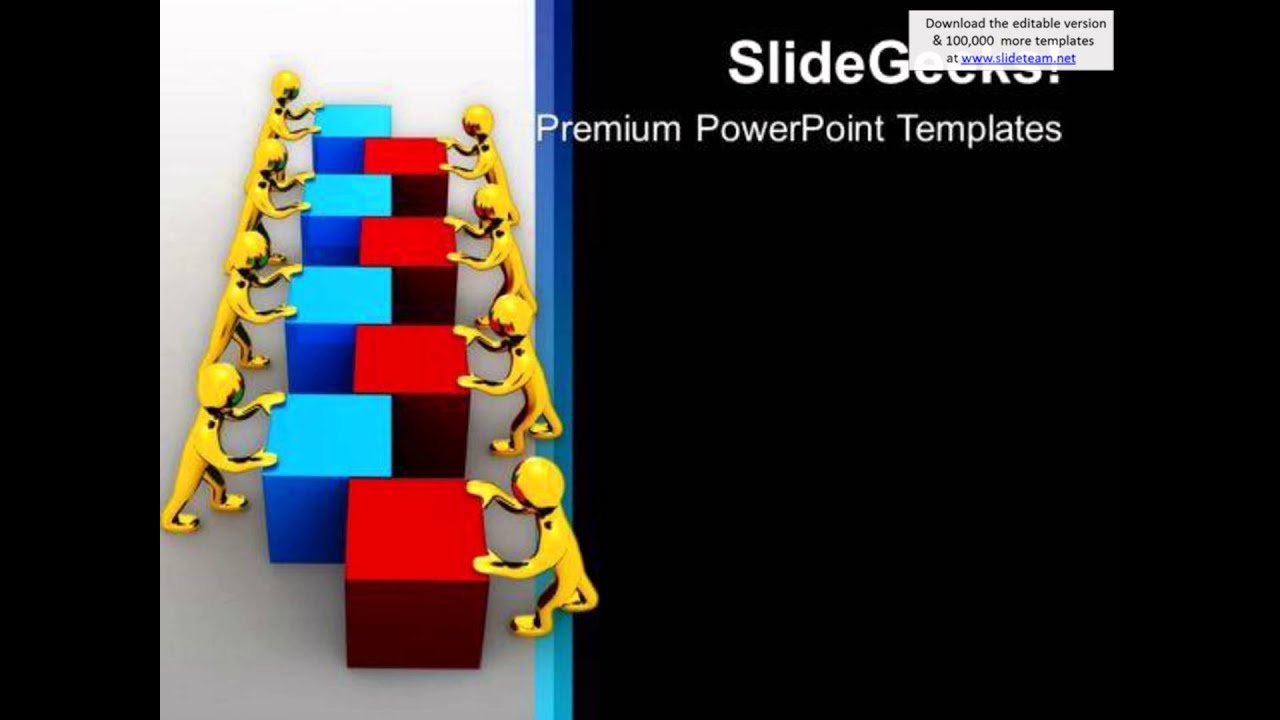 teamwork improves business growth powerpoint templates ppt backgrounds for slides 0413 presentation