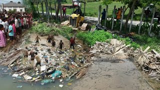 Landfill New Projectskill Dozer Komatsu Push Soil Clean Garbage Soil Into Forest 100% Complete