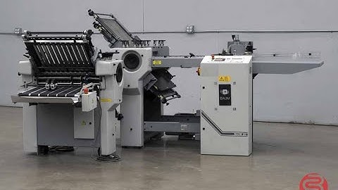 Baum 1320 Pile Feed Paper Folder