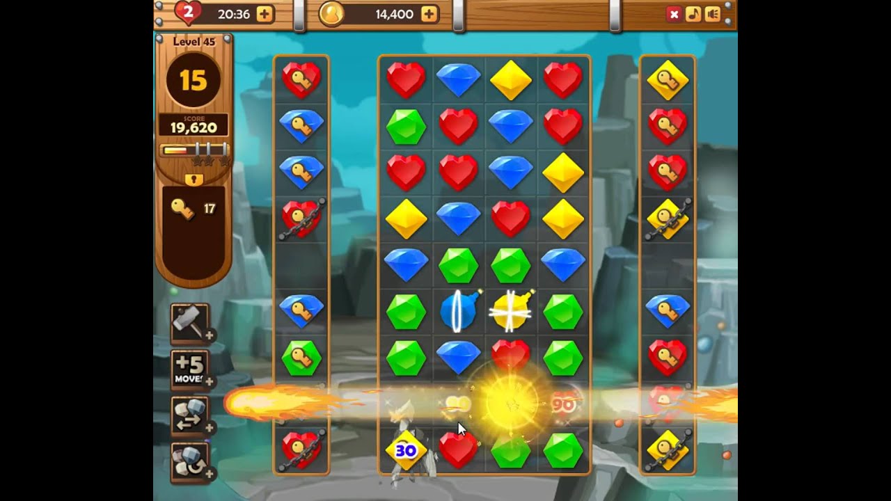 Jewel Pirates Level 45 YouTube