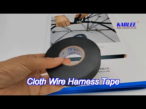 Electrical Cloth Tape Automotive Wire Harness Black