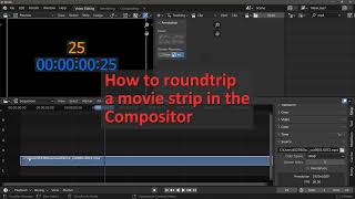 How To Roundtrip A Strip In The Compositor In Blender Video Sequence Editor