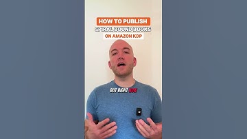 How to Publish Spiral Bound Books on Amazon KDP