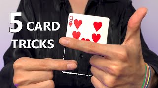 5 EASY Card Tricks You Can Learn in 5 MINUTES | Felix Magic