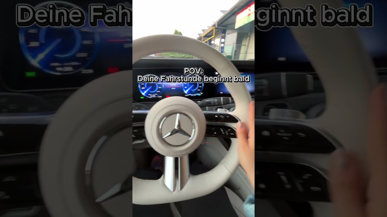 Fahrstunde Mit SO Einem Auto 