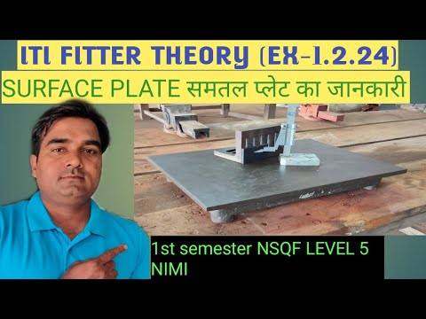 SURFACE PLATE.ITI FITTER THEORY.EX-1.2.24.NSQF LEVEL-5 NIMI.ITI FITTER