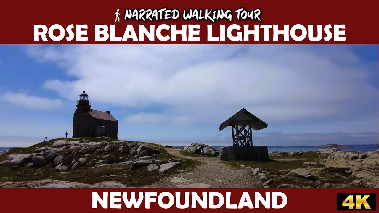 🚶‍♂️ Stunning 4K Walk to Rose Blanche Lighthouse, Newfoundland & Labrador 🌊🏞️