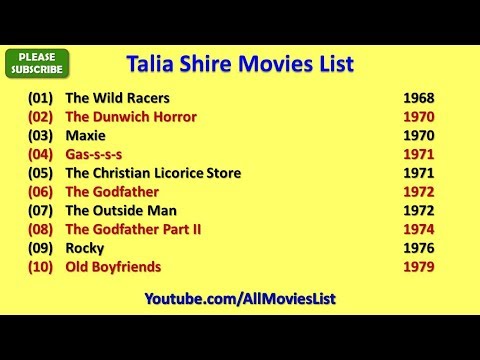 Talia Shire Movies