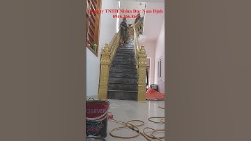 ✅ Lắp đặt cầu thang nhôm đúc tại Hà Nội