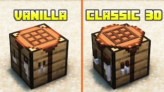 Vanilla Vs Classic 3d  Texture Comparison