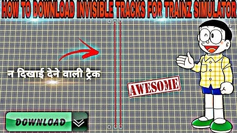 HOW TO DOWNLOAD INVISIBLE TRACK FOR TRAINZ SIMULATOR ANDROID|MR.KJ_PLAY_STUDIO