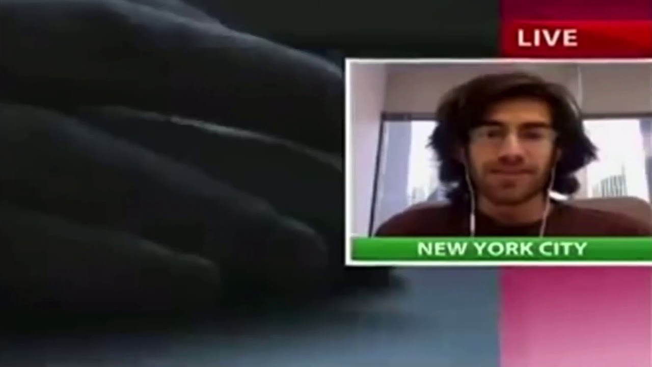 Aaron Swartz RT interview on internet censorship and freedom of information.