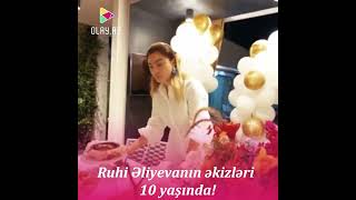 Ruhi Əliyevanın əkizləri 10 yaşında!