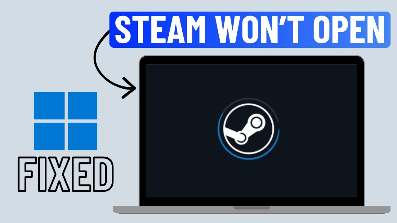 Исправлена ​​ошибка, из-за которой Steam не открывается на Windows 11 (2026)