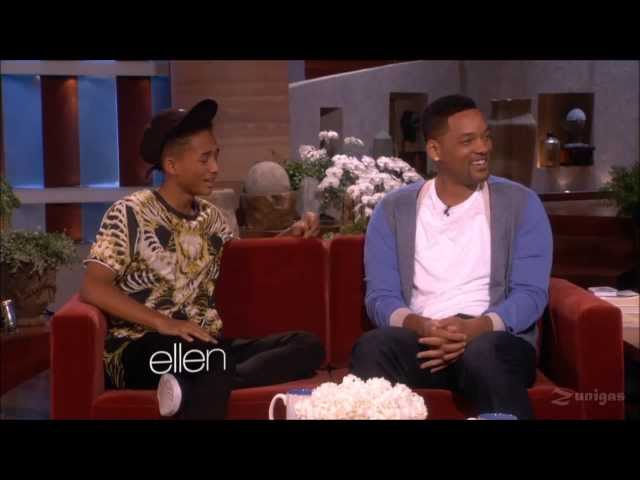 BEST OF WILL SMITH AND JADEN 2013 INTERVIEW AT ELLEN'S SHOW HD class=