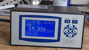 รีวิวการใช้งาน โมดูลอ่านค่าเซนเซอร์ Analog input อัตราการไหลของน้ำ DN25 Output  4~20mA RS485