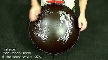 GUDA DRUM Double. Zen Trance scale. Equinox scale  A=432Hz