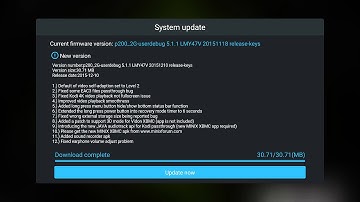 Minix Neo U1 update
