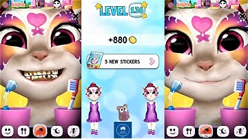 My Talking Angela || iOS || Walkthrough 2023 || #episode136 || #level136