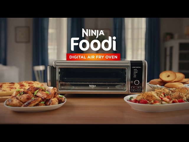 Ninja FT102A Foodi 9-in-1 Digital Air Fry Oven with Convection Oven, Toaster,  Air Fryer 