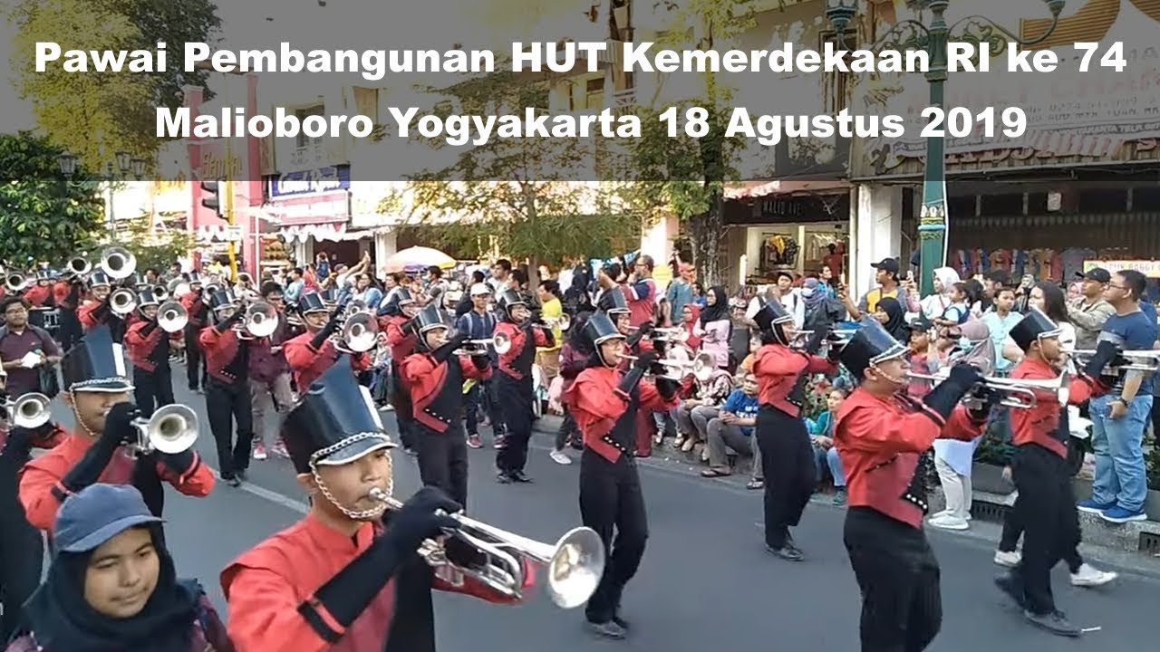Pawai Pembangunan Yogyakarta 2019 HUT Kemerdekaan RI ke 74 Tahun 2019