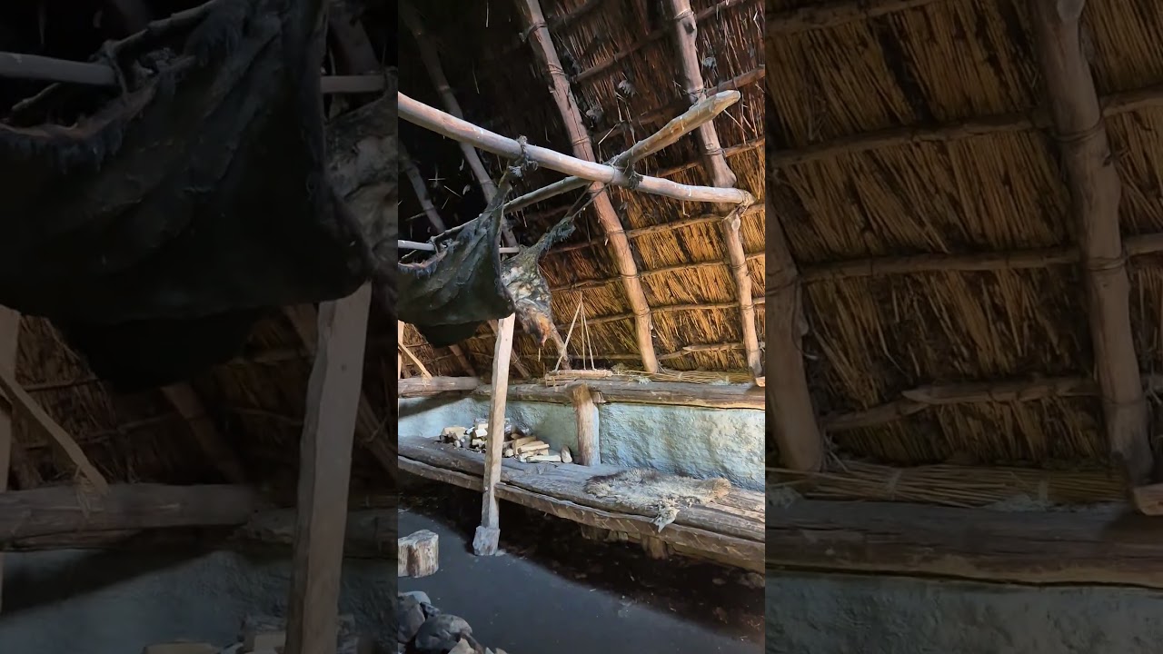 Reconstructed bronze-age house in Sweden