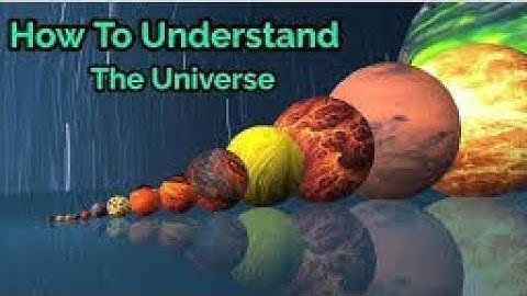 Universe size in perspective 3d 2024 | Atom to universe siz comparison