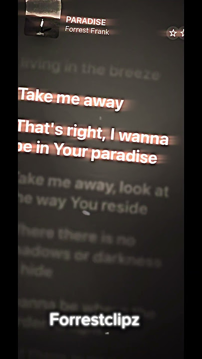 Paradise - FORREST FRANK