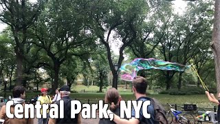Travel in America  New York, Bubble in the Central Park