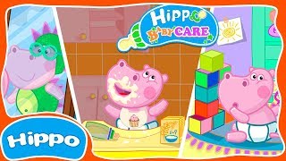 Hippo 🌼 Jogo do cuidado do bebê 🌼 Desenho animado Revisão do Jogo screenshot 1