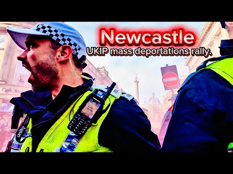 🇬🇧Newcastle | Patriot UKIP Rally clashes with Far Left Cry-babies