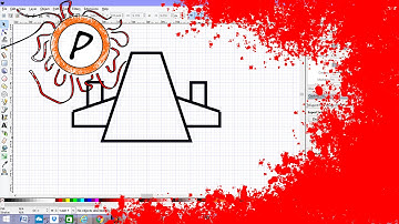 How to: Topdown space ship wireframe in INKSCAPE