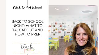 Back to School Night How to Prep What to Share and Owning Your Expertise as a Teacher