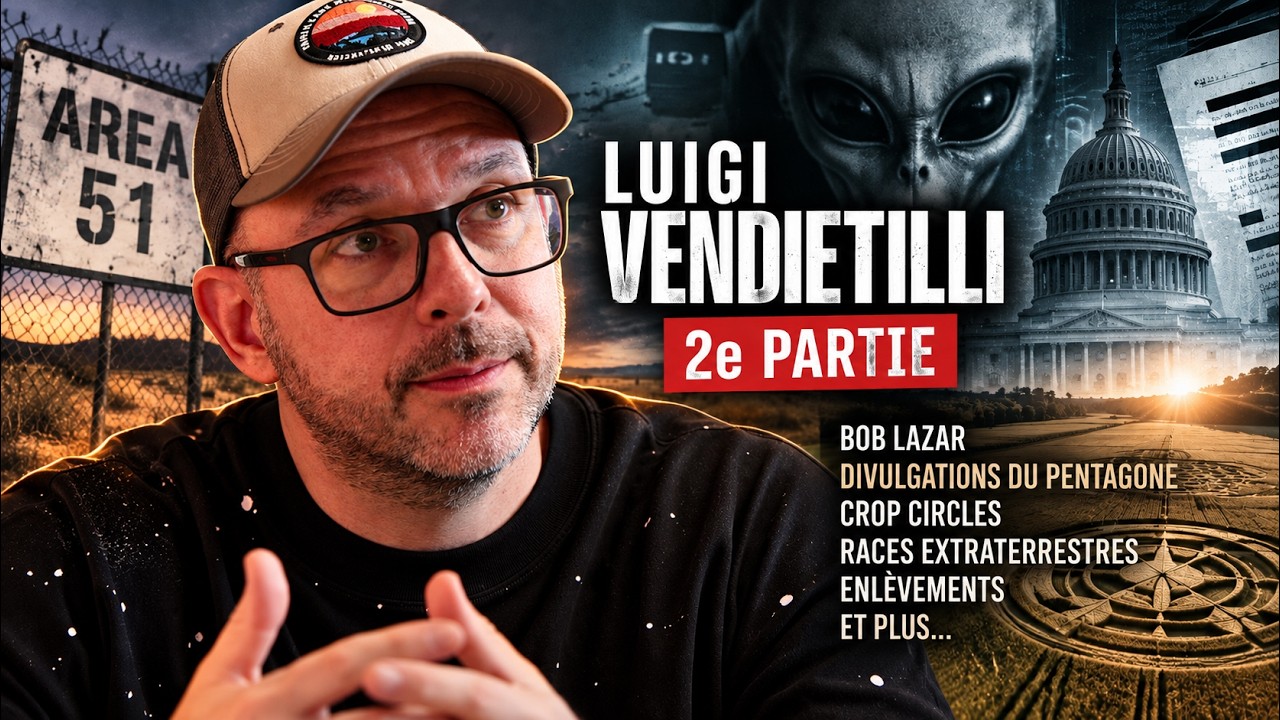 Luigi Vendittelli - OVNIs, Bob Lazar, le disclosure project, les différentes races aliens, etc