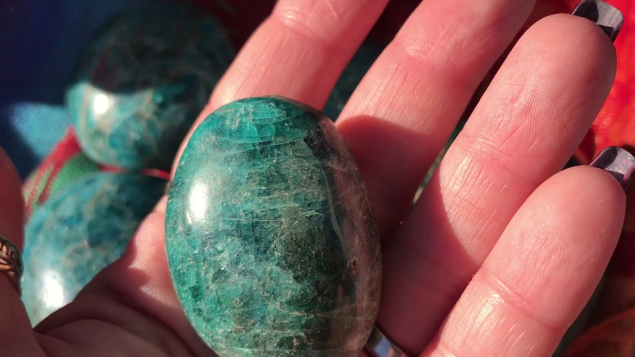 Sage Goddess - Blue Apatite Meditation Stones from Tucson