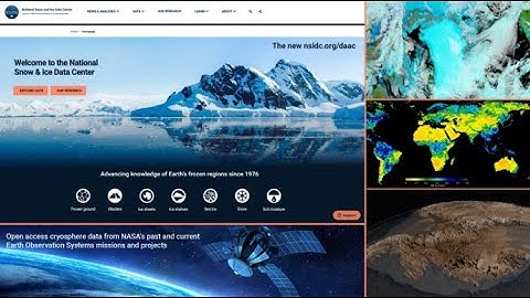 Explore, Discover, and Access Snow and Ice Data with the New NASA NSIDC DAAC Website