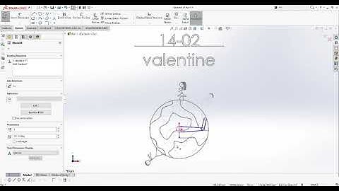 Ứng của Block sketch trong solidworks