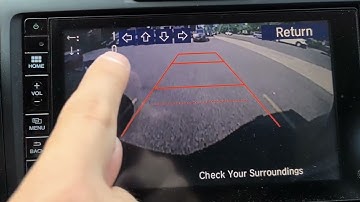 Honda CR-V Adjust Rear Backup Camera Guide Lines