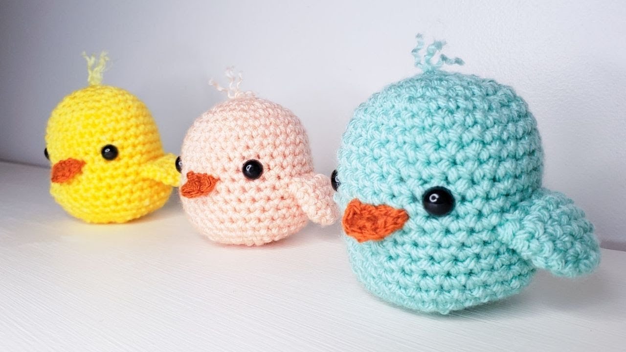 Handmade crochet stuffed animals / toys. Bird. Play.