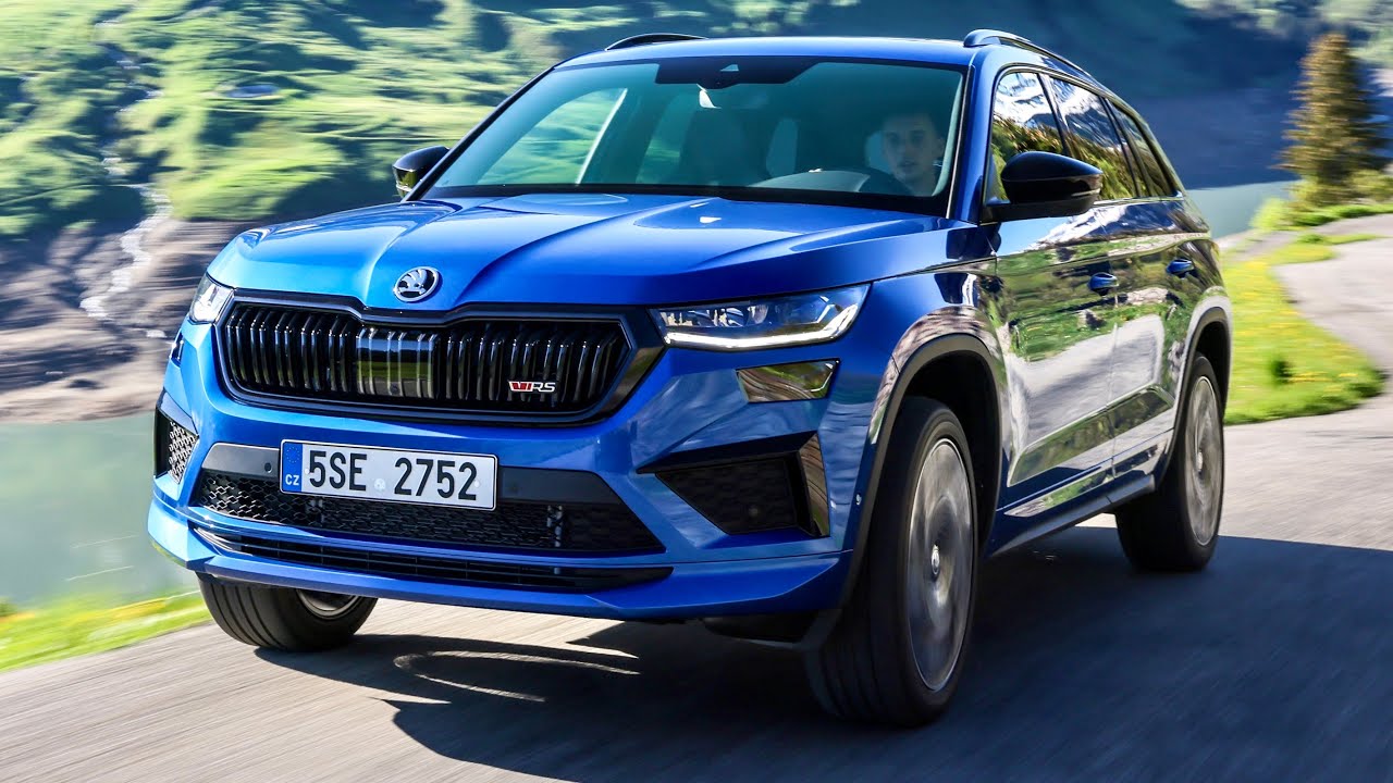 New Skoda KODIAQ RS Facelift 2022  Visual Review, Exterior, Interior and  Infotainment 