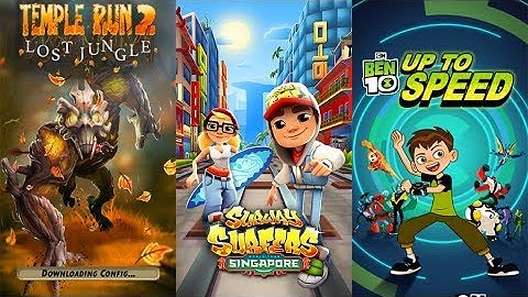 Temple Run 2 VS Ben 10 Up to Speed VS Subway Surfers