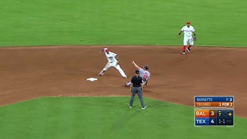 BAL@TEX: Odor handles a bouncer to turn two