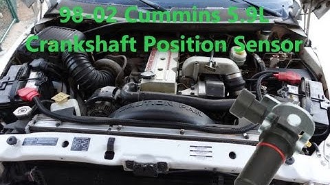 98-02 Cummins 5.9L 24v Crankshaft Position Sensor Replacement