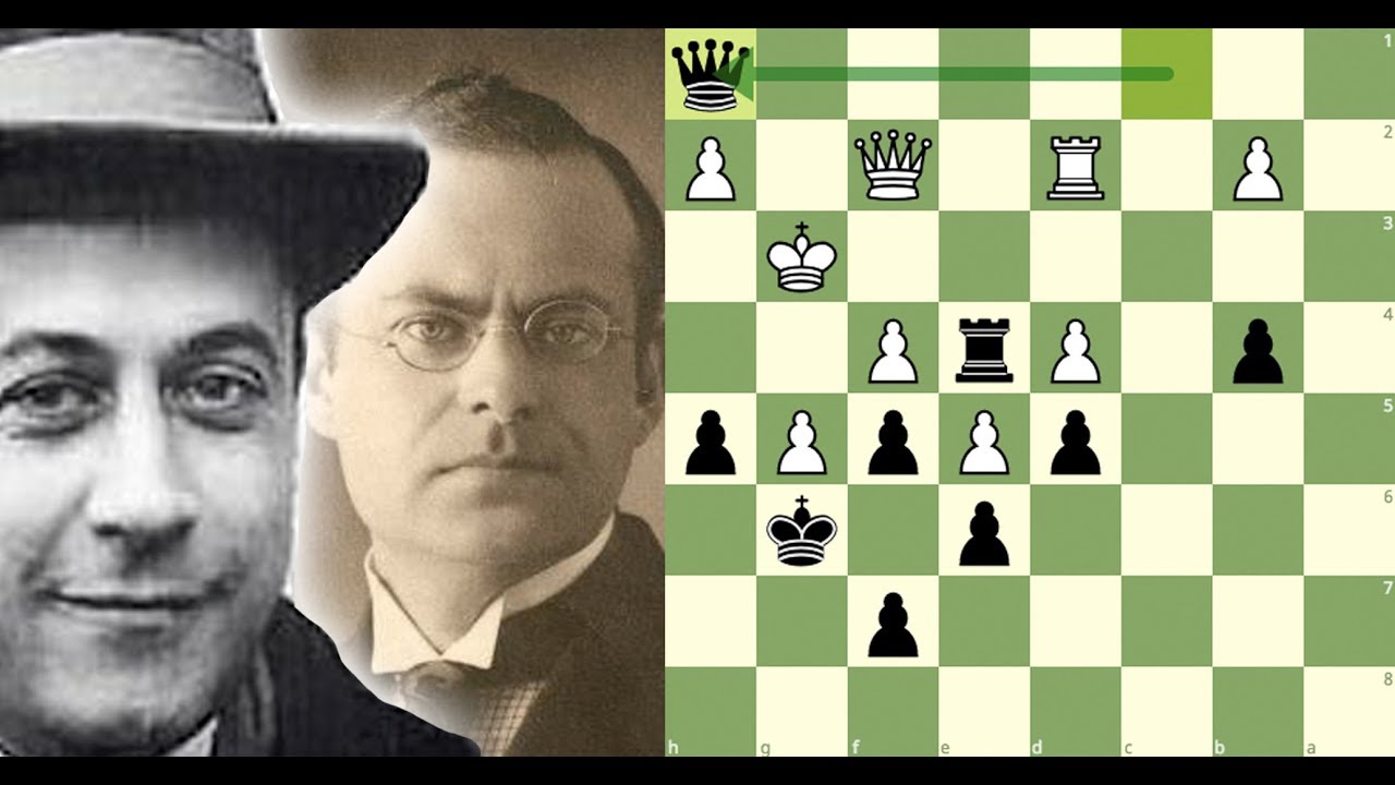 Pressão Total!  Capablanca x Alekhine (1927) 