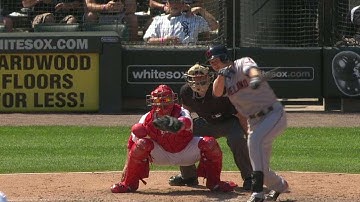 CLE@CWS: Stubbs slaps RBI ground-rule double in ninth