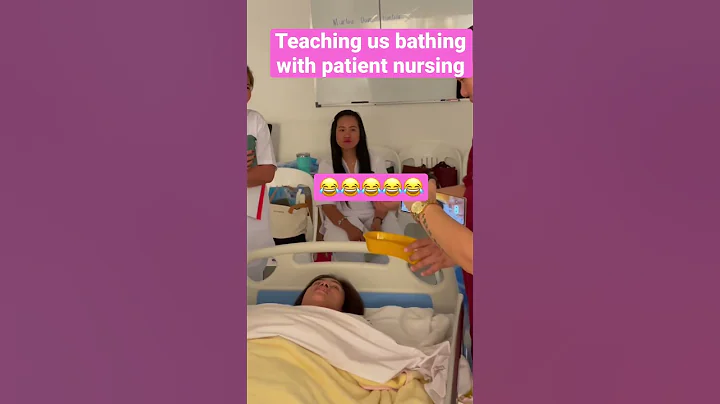 Its about bathing with patient nursing student