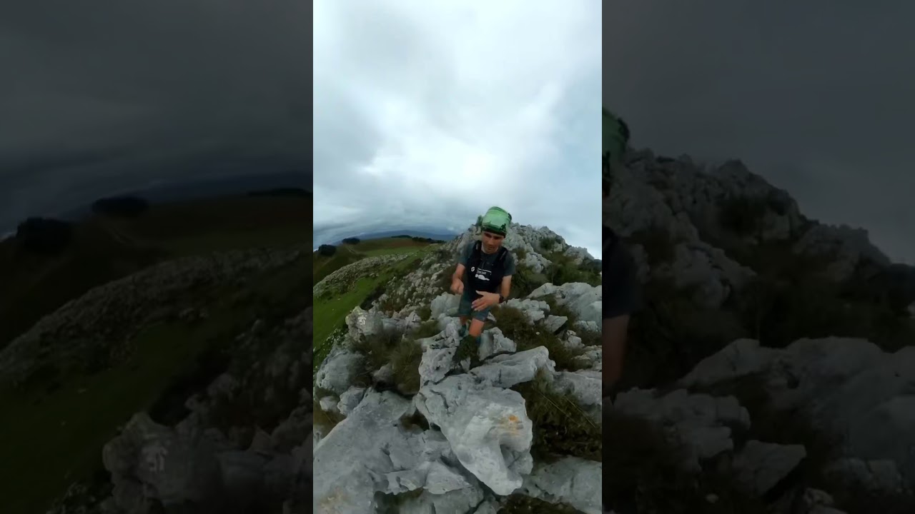 Trepada por roca caliza 360